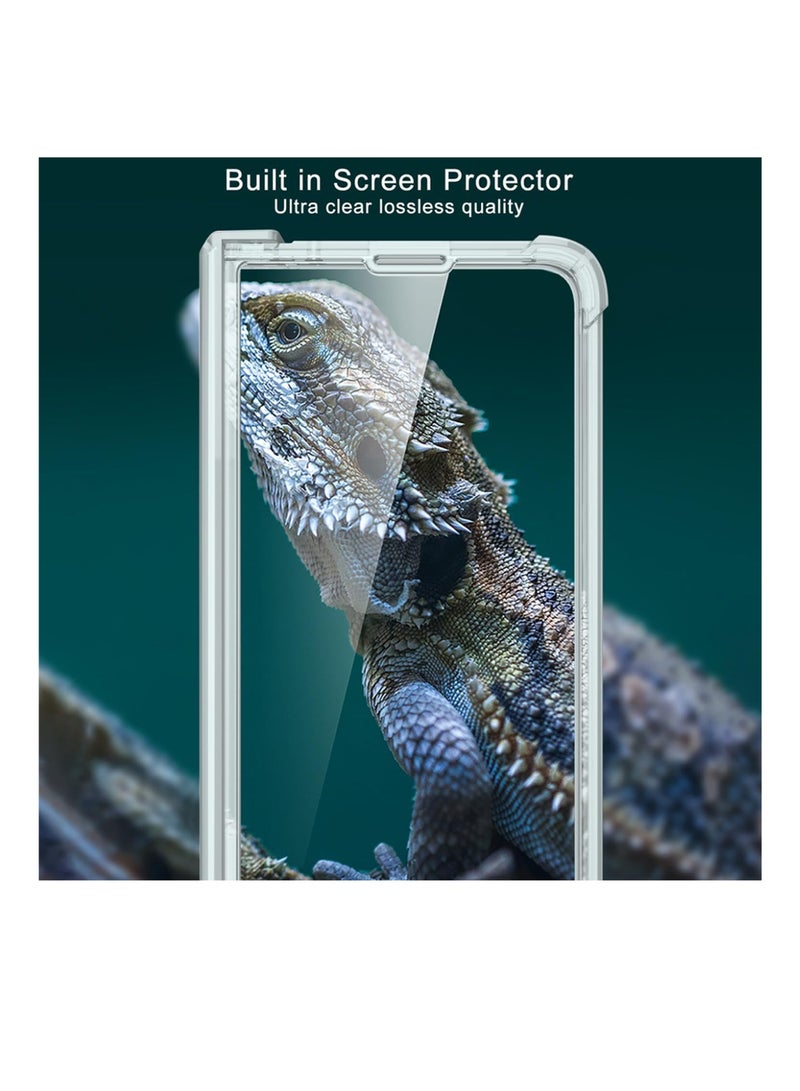 Wtech Samsung Galaxy Z Fold7 5G 2025 Magnetic Case, Slim Transparent Flexible TPU Shockproof Magsafe Back Phone Case (MCTPTN) - Clear - Image 5