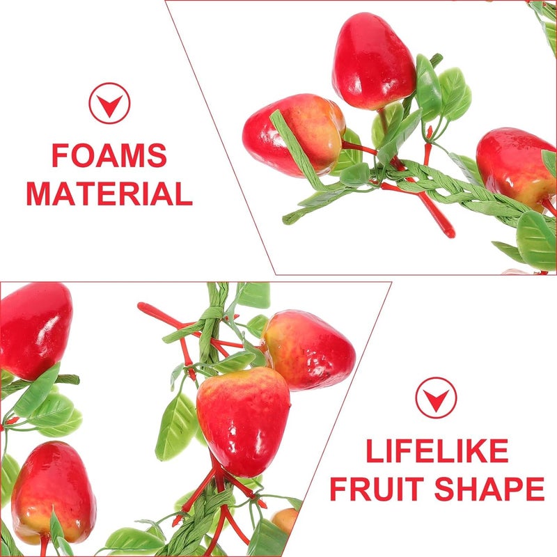 Perpetual Bliss Perpetual Bliss Natural Looking Bunch of Fruit for Car Shop Office Home Decor Plant  - Image 3
