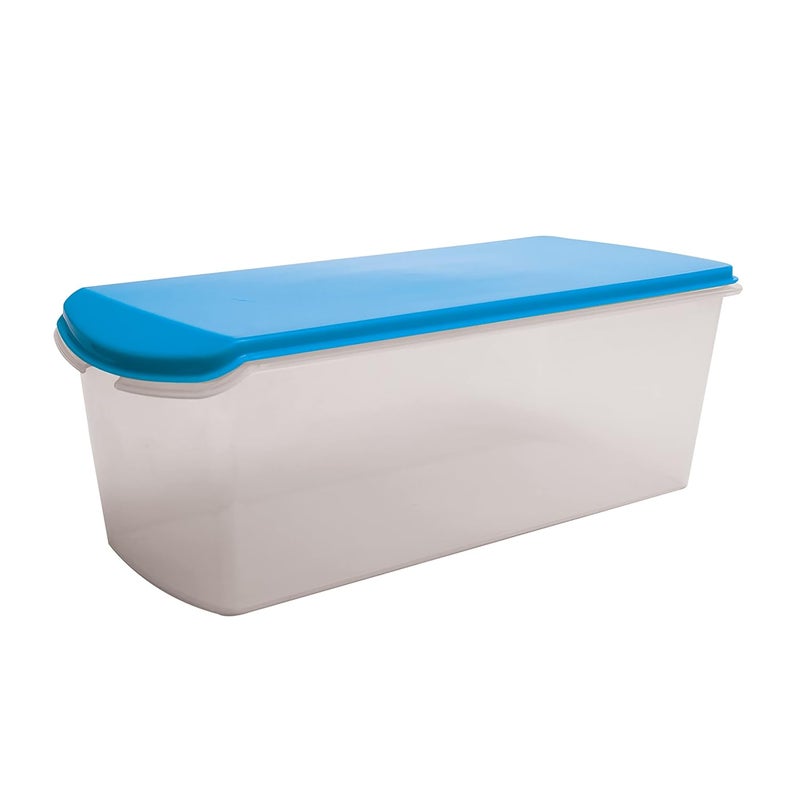 Gluman Plastic Multicolor Storage Bread Box Container Organizer Set For Kitchen Refrigerator Home Use Airtight 100 Food Grade Container 33 X 15 X 118 Cm Blue - Image 1