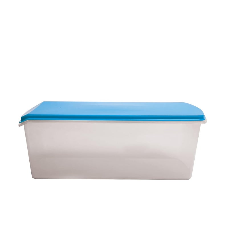 Gluman Plastic Multicolor Storage Bread Box Container Organizer Set For Kitchen Refrigerator Home Use Airtight 100 Food Grade Container 33 X 15 X 118 Cm Blue - Image 2