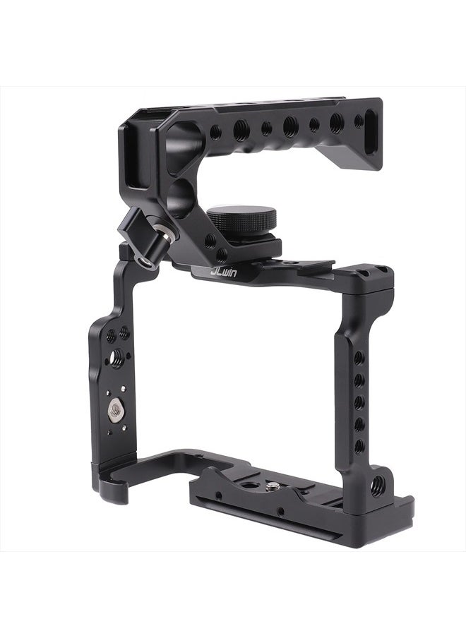 Hersmay - A7 IV Cage Support, Hersmay Camera Cage with Top Handle for Sony A7 IV / A7S III Full Frame mirrorless Camera - Image 1