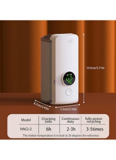 Chabeia Portable Bottle Warmer for Breastmilk – 6000mAh USB Rechargeable Baby Bottle Heater, Fast Heating & Smart Constant Temperature, Cordless Milk Warmer for Travel, Home & On-the-Go  - Image 2