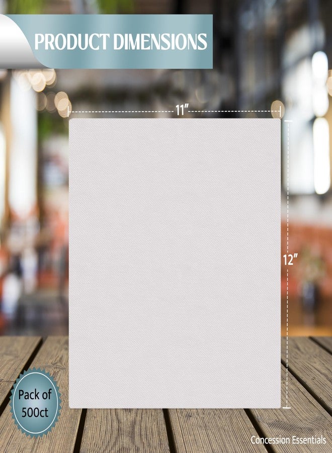 Concession Essentials Paper Lunch Napkin 500 Count. 1 Ply Disposable Lunch Napkins, (CELunchNapkinWhite-500CT) - Image 2
