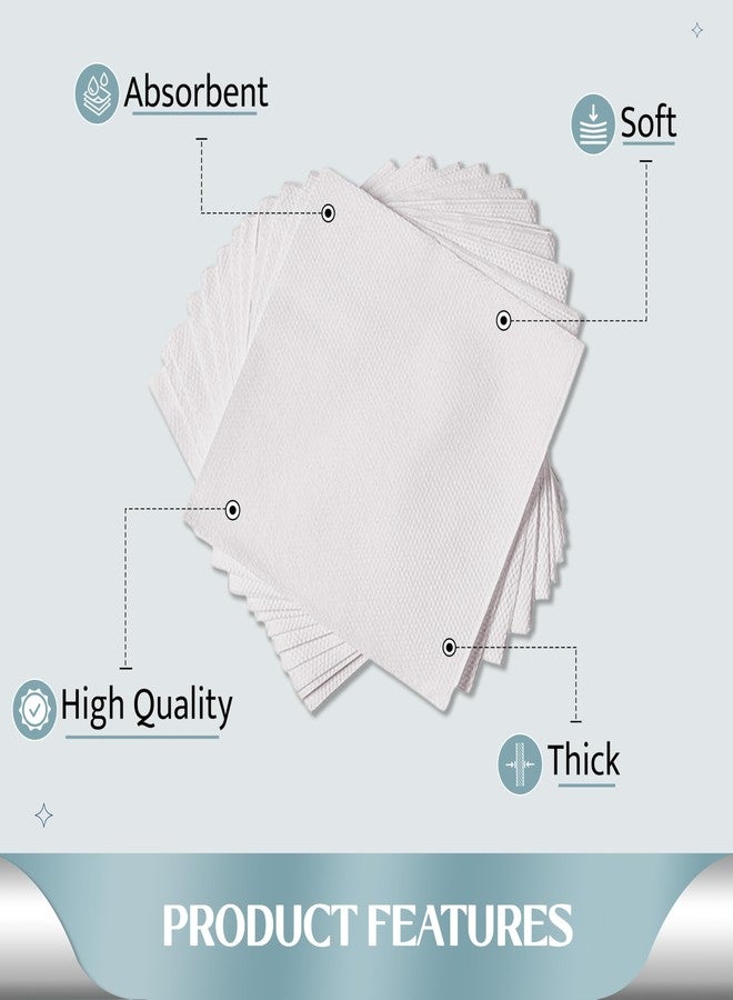 Concession Essentials Paper Lunch Napkin 500 Count. 1 Ply Disposable Lunch Napkins, (CELunchNapkinWhite-500CT) - Image 3
