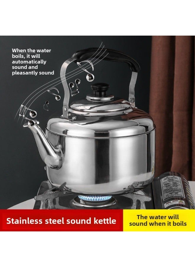 Kettle Stainless Steel Large Kettle Household Kettle Large Capacity Sound Kettle Household Kettle For Drinking Water Wholesale-Color:9 Liters-Capacity:Extra Thick 304 Food Grade