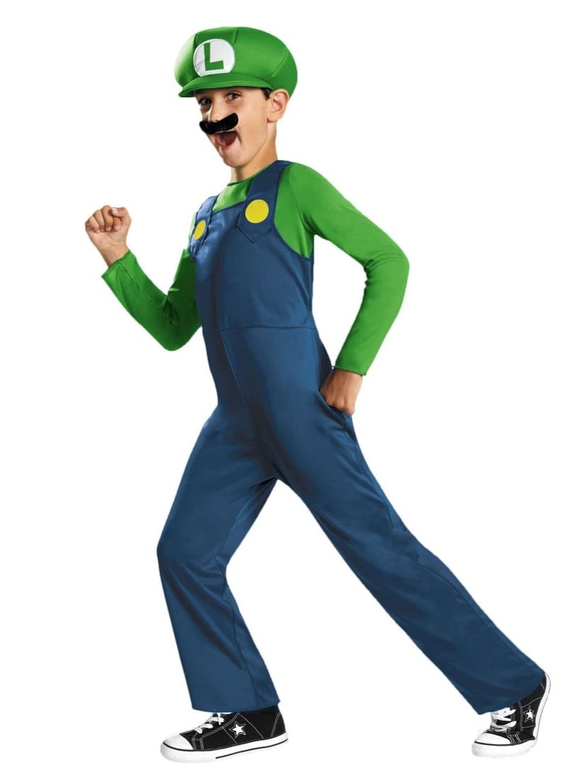 RATSAW Nintendo Super Mario Brothers Luigi Boys Toddler Costume - Image 1