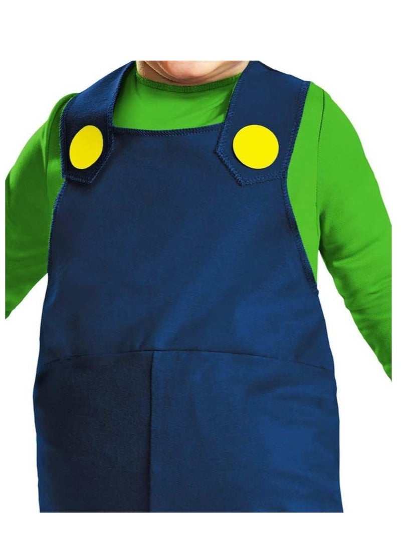 RATSAW Nintendo Super Mario Brothers Luigi Boys Toddler Costume - Image 2