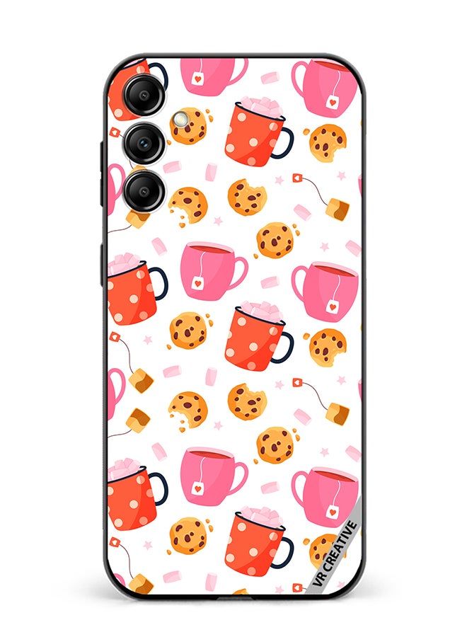 VR CREATIVE Protective Case Cover For Samsung Galaxy A35 Sweet Seamless Pattern Design Multicolour - Image 1