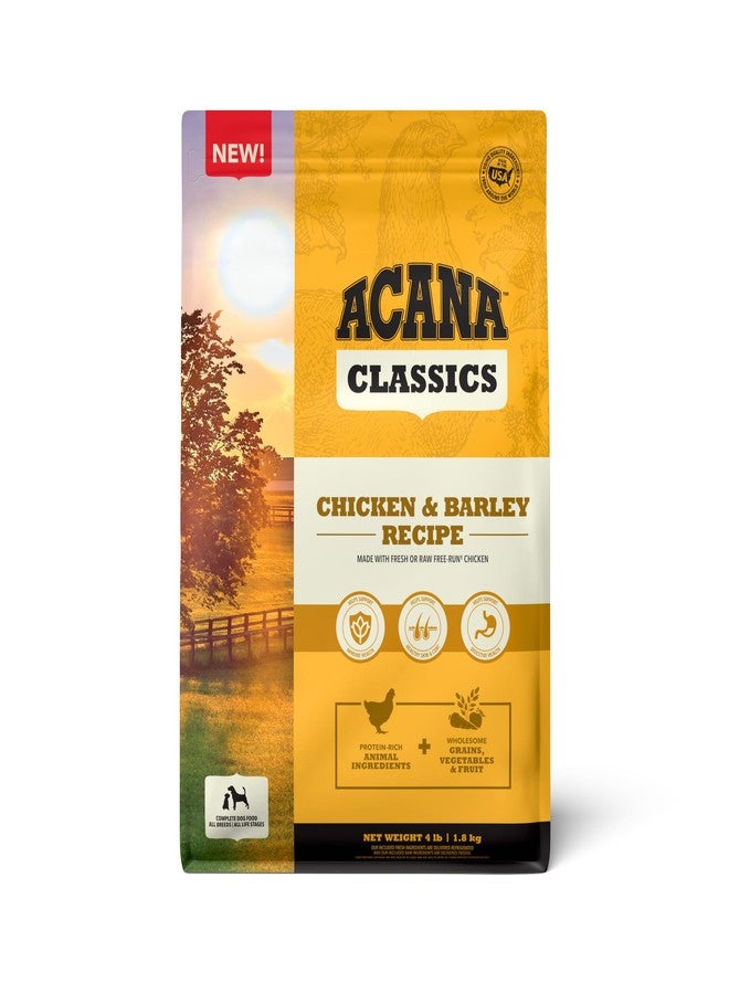 (أسنى) طعام الكلاب الجاف ACANA Classics بنكهة الدجاج والشعير، عبوة 4 أرطال - Image 1