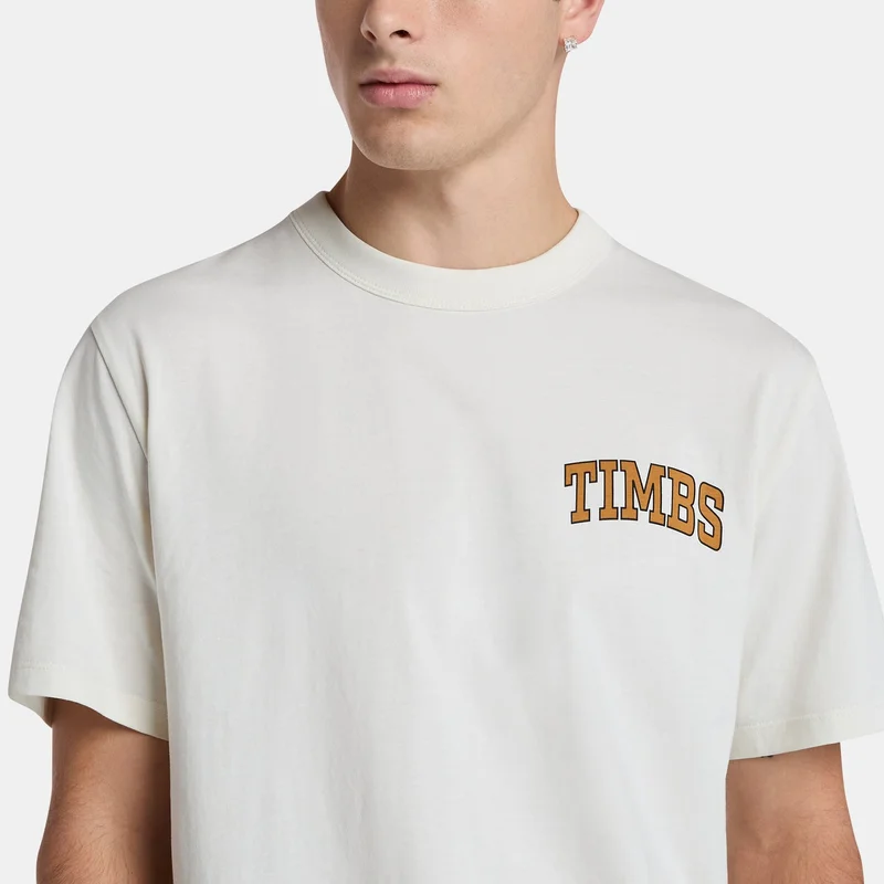 Timberland White Men's TIMBS Graphic T-Shirt for Men | Best Price UAE