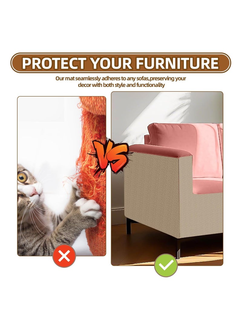 Anna 40x200CM DIY Self-Adhesive Cat Scratching and Climbing Protection Carpet for Furniture, Sofa, and Walls - Image 5