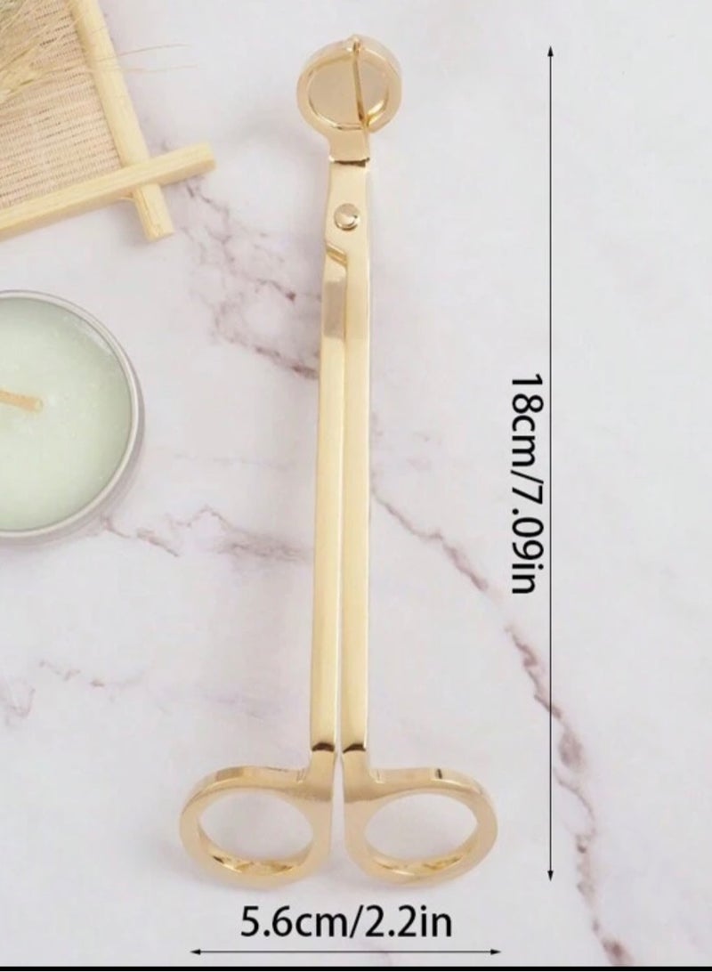 ANUM BY MUNA Metal Candle Wick Trimmer – Elegant Design for Perfect Candle Care GOLD - Image 3