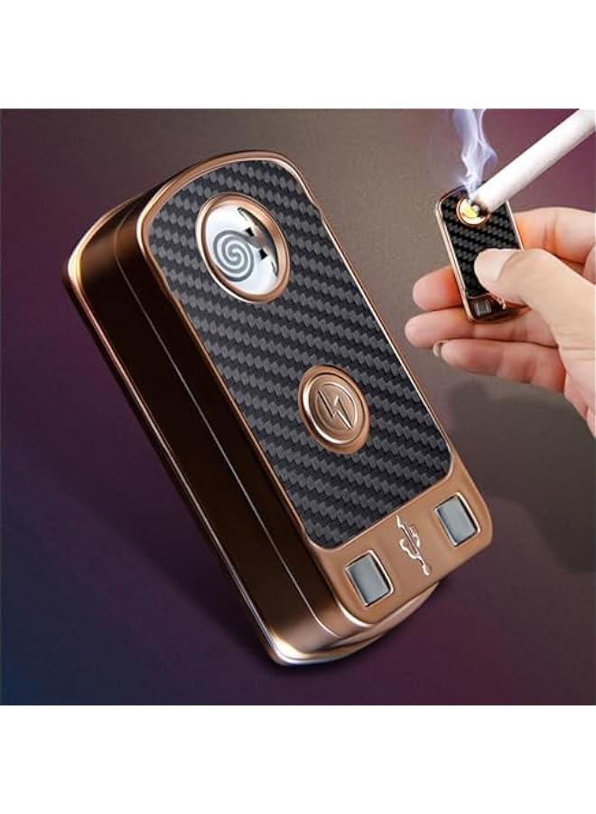 Detachable Ceramic Car Ashtray with Lid, Blue LED Light, Removable Solar and USB Dual Charging Lighter for Car Cup Holder (Purple) - Image 4