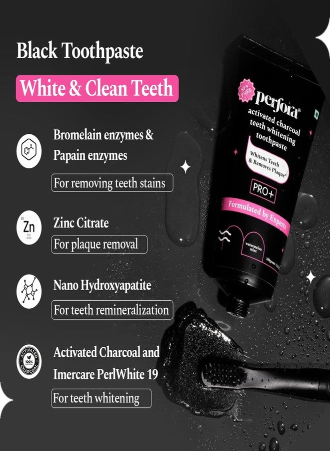 Perfora Teeth Whitening Toothpaste & Mouthwash Combo | SLS free | Safe & effective oral care | Alcohol Free | No Artificial Sweeteners - Image 2
