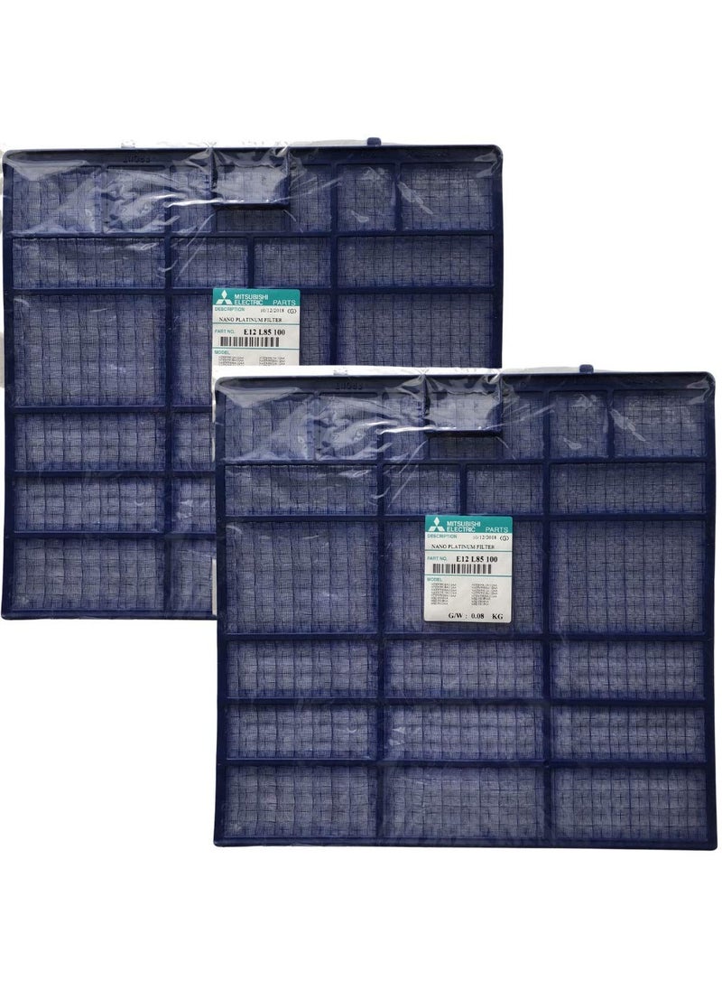 Mitsubishi Electric Mitsubishi Electric E12 L85 100 Nano Platinum Mini Split Filter 2-Pack *VERIFY UNIT COMPATIBILITY BEFORE ORDERING*  - Image 2