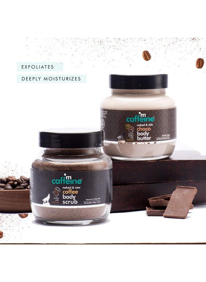 MCaffeine Body Polishing Kit For Exfoliation, Tan Removal & Intense Moisturization | Coffee Body Scrub & Choco Body Butter Combo For Soft & Smooth Skin | For Men & Women | All Skin Types  - Image 4