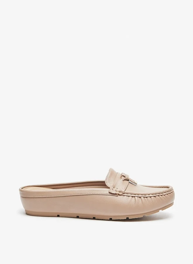 لو كونفورت Lace Detail Slip-On Mules