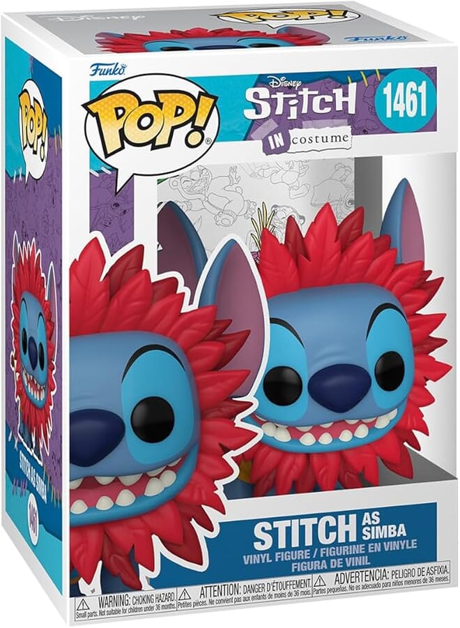 Funko POP! Disney: Stitch Costume - The Lion King - Stitch as Simba - Collectable Vinyl Figure - Gift Idea - Official Merchandise - for Kids & Adults - Movies Fans - Model Figure for Collectors