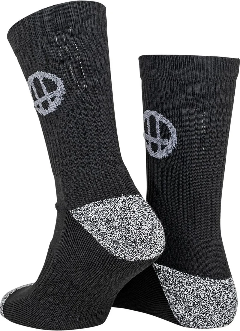 Oil Company Black Four Season Long Socks Unisex Coolmax