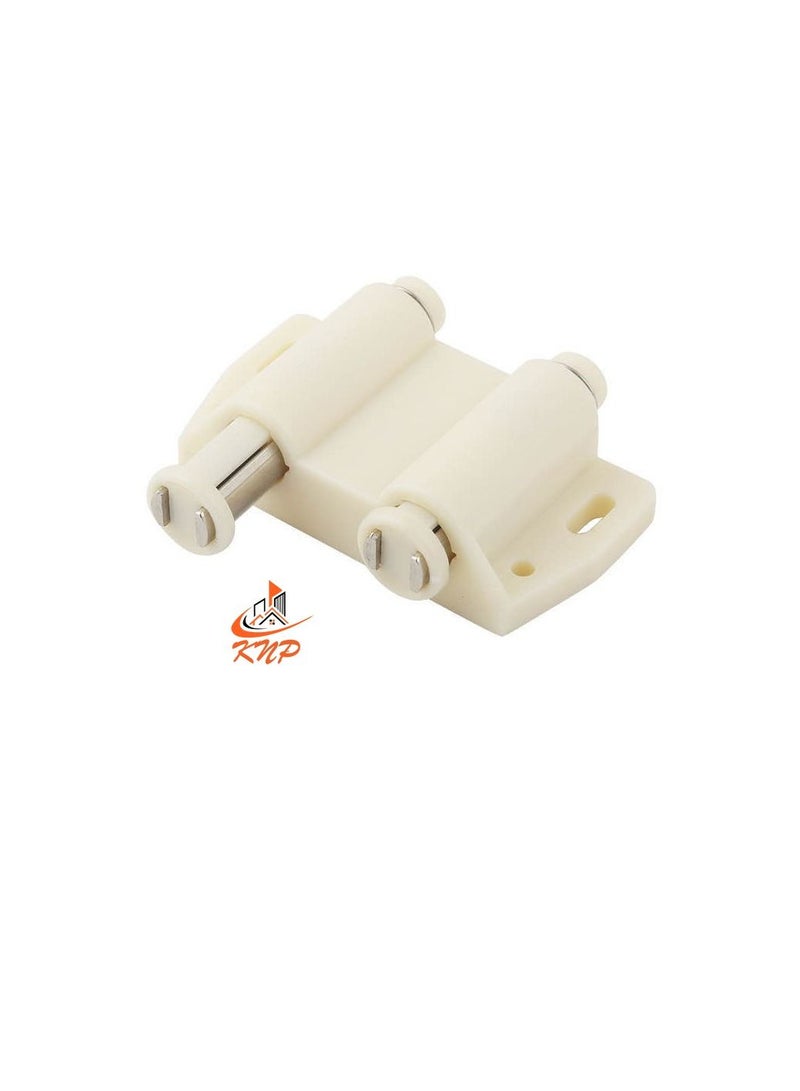 KNP 2pcs Cabinet Magnetic Double Push Catcher - White - Image 1