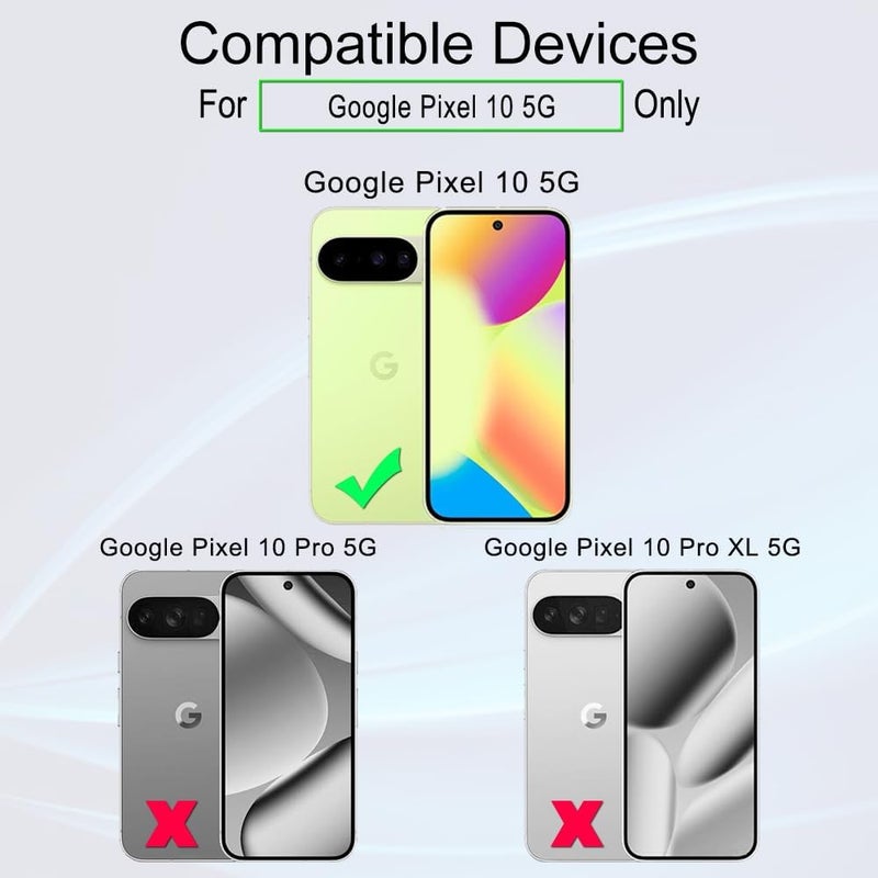 Ibywind For Google Pixel 10 5G Screen Protector 6.3",2 Pack 9H Hardness Tempered Glass,With 1Pc Camera Lens Protector,Easy to install - Image 2