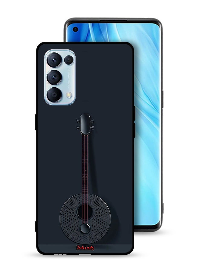 Tolwak غطاء حماية لجهاز أوبو رينو 5 برو 5G على شكل قيثارة - Image 1