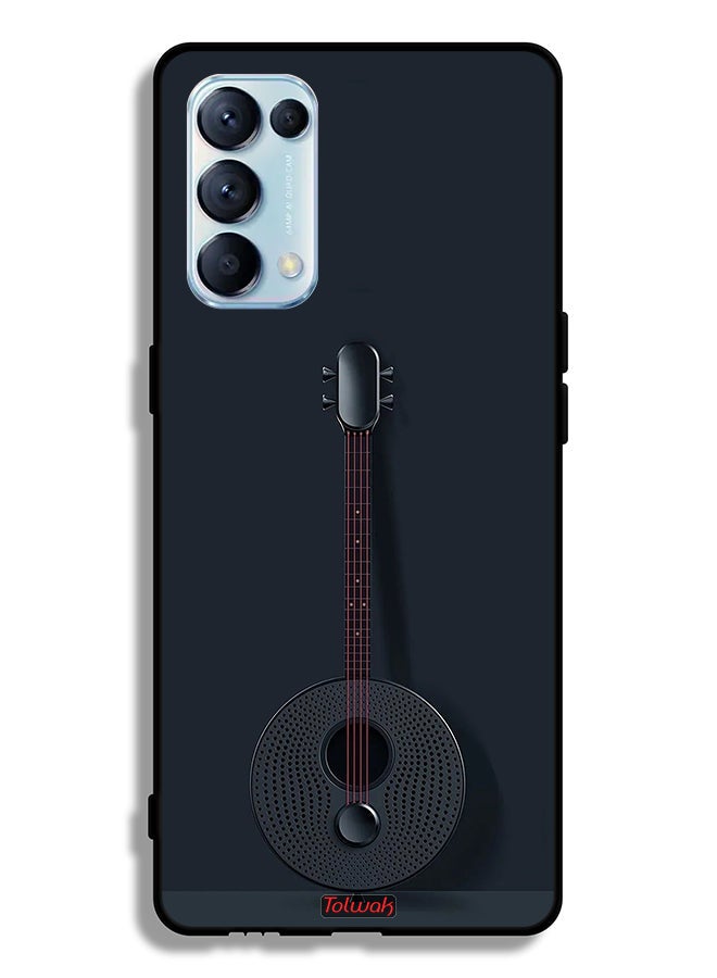 Tolwak غطاء حماية لجهاز أوبو رينو 5 برو 5G على شكل قيثارة - Image 2