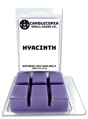 Candlecopia Hyacinth Strongly Scented Hand Poured Vegan Wax Melts, 12 Scented Wax Cubes, 6.4 Ounces in 2 x 6-Packs - Image 3