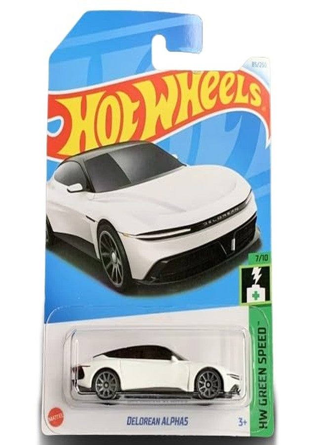 Hot Wheels Delorean Alpha5, HW Green Speed 7/10, 75/250, White - Image 2
