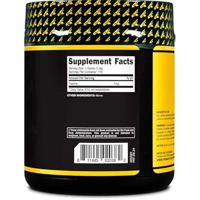 PrimaForce Taurine Powder, 250 Grams - Non-GMO & Gluten Free Supplement - Image 4