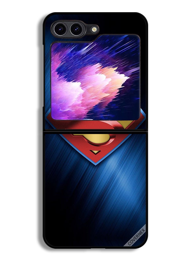 Covernex Samsung Galaxy Z Flip6 Protective Case Cover Superman Logo - Image 1