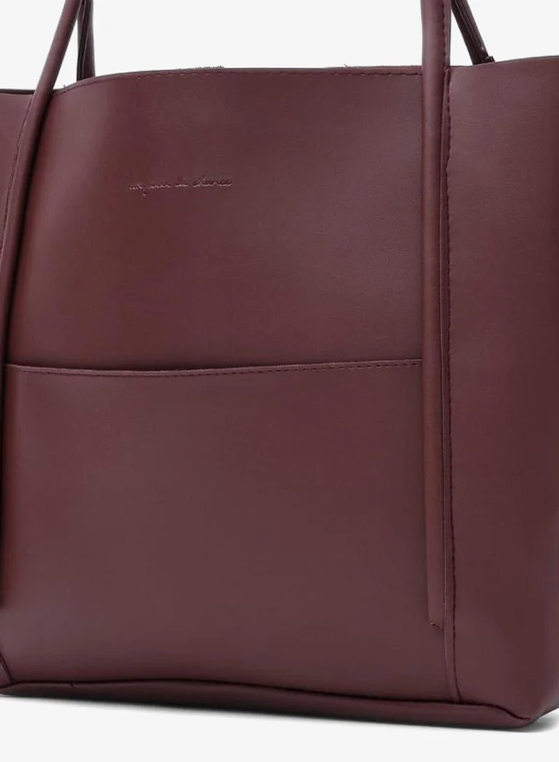 Shule Bags  Maximors Burgundy Shoulder Bag. for Women | Best Price UAE