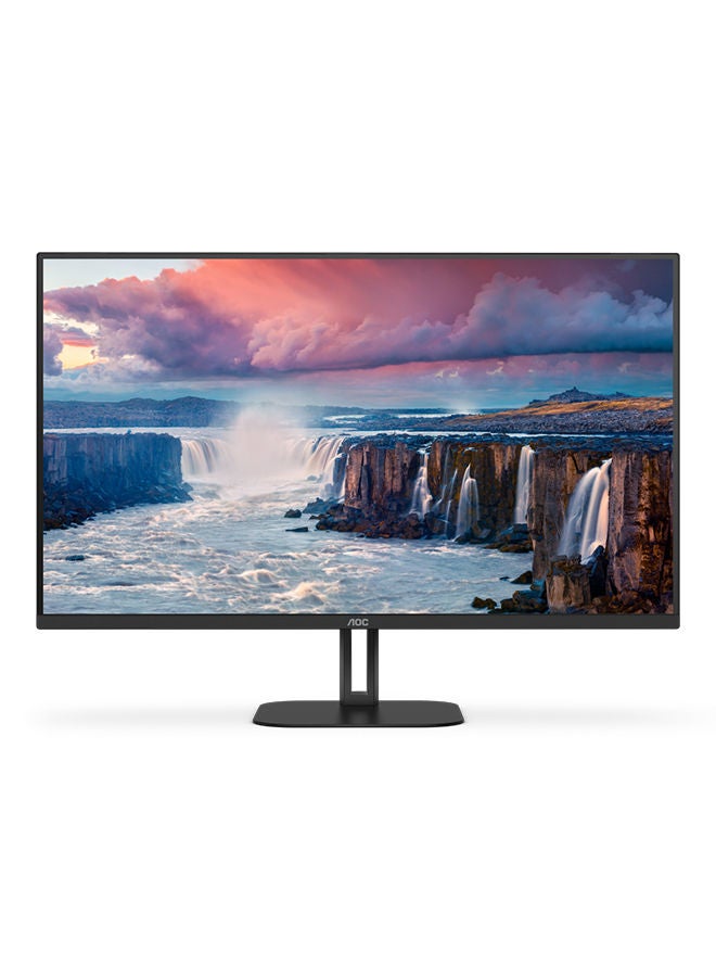 اي او سي شاشة Q32V5CE/BK VA مقاس 31.5 بوصة بدون إطار ولوحة QHD مع منفذ عرض HDMI ومكبرات صوت USB C بقدرة 5 وات - Image 1