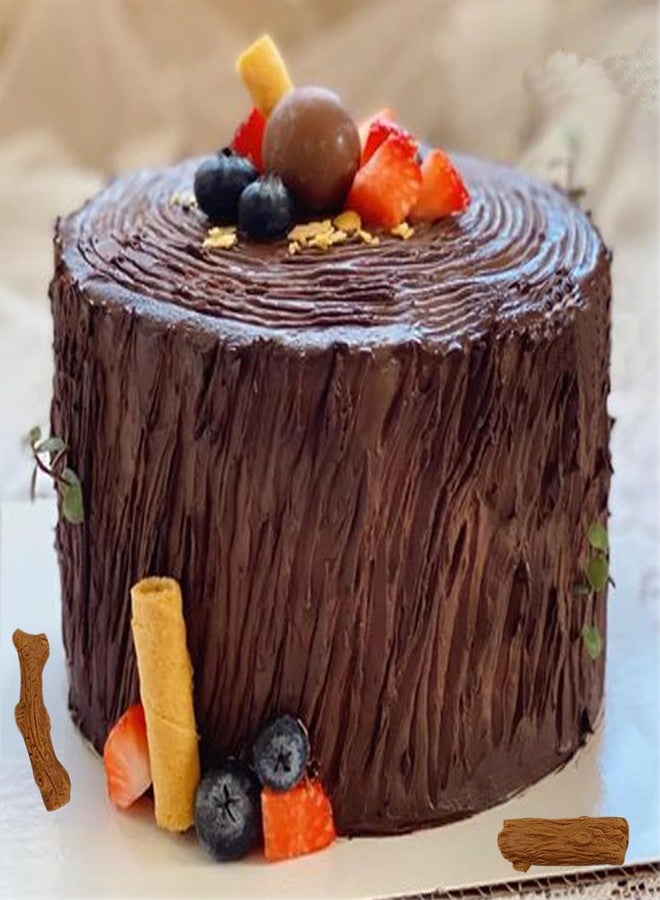 MINFEIDMS Forest Themed Fondant Molds Tree Trunk Silicone Mold For Cake Decorating Cupcake Topper Candy Chocolate Gum Paste Polymer Clay - Image 5