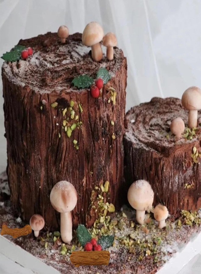 MINFEIDMS Forest Themed Fondant Molds Tree Trunk Silicone Mold For Cake Decorating Cupcake Topper Candy Chocolate Gum Paste Polymer Clay - Image 4