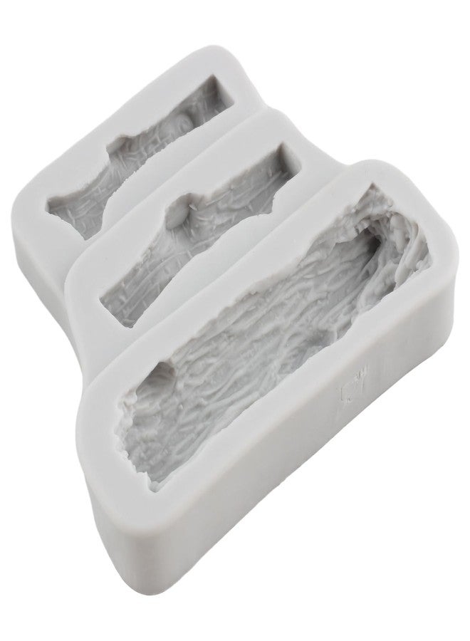 MINFEIDMS Forest Themed Fondant Molds Tree Trunk Silicone Mold For Cake Decorating Cupcake Topper Candy Chocolate Gum Paste Polymer Clay - Image 3