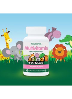 Natures Plus NaturesPlus, Animal Parade, Children's Chewable Supplement, Watermelon, 180 Animal-Shaped Tablets  - Image 4