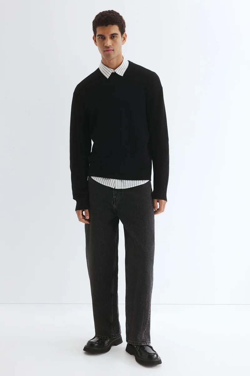 H&M Regular Fit Rib-knit jumper