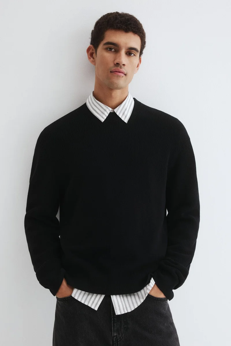 H&M Regular Fit Rib-knit jumper