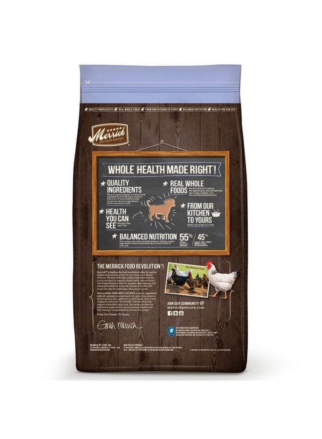 Merrick Grain Free Puppy Chicken Sweet Potato Recipe Dry Dog Food (4 lb) - Image 2