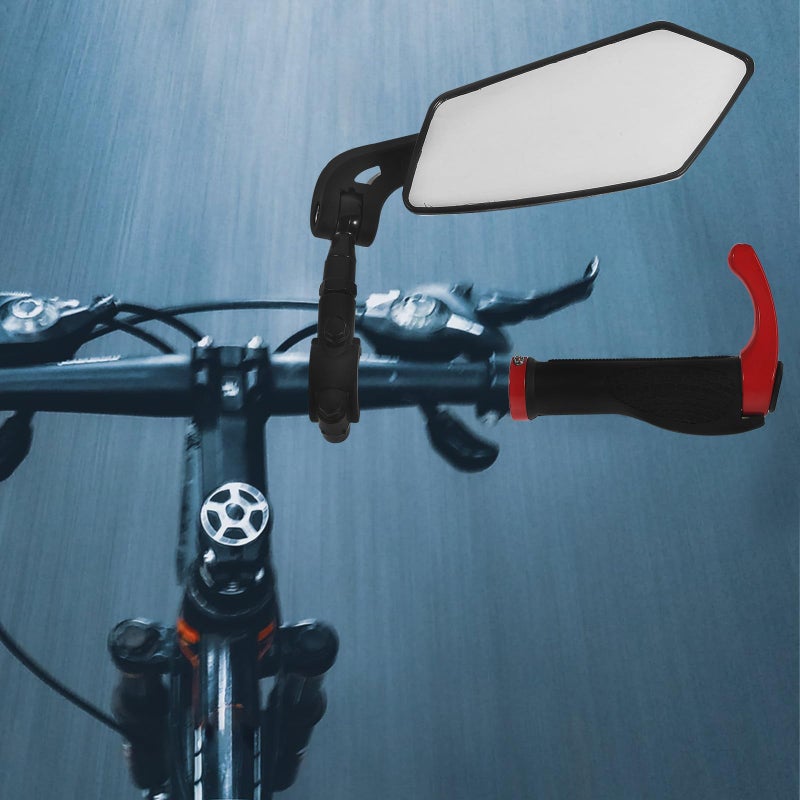 Bicycle Rearview Mirror for Handlebar Left Side Sturdy Mount Cycling Safety - Image 5