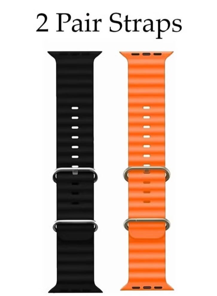 NEW TU94 5G Android Smart Watch – Sleek Smartwatch with SIM Slot, Dual Straps, and Multi-App Support for Men & Women (Black) - Image 4