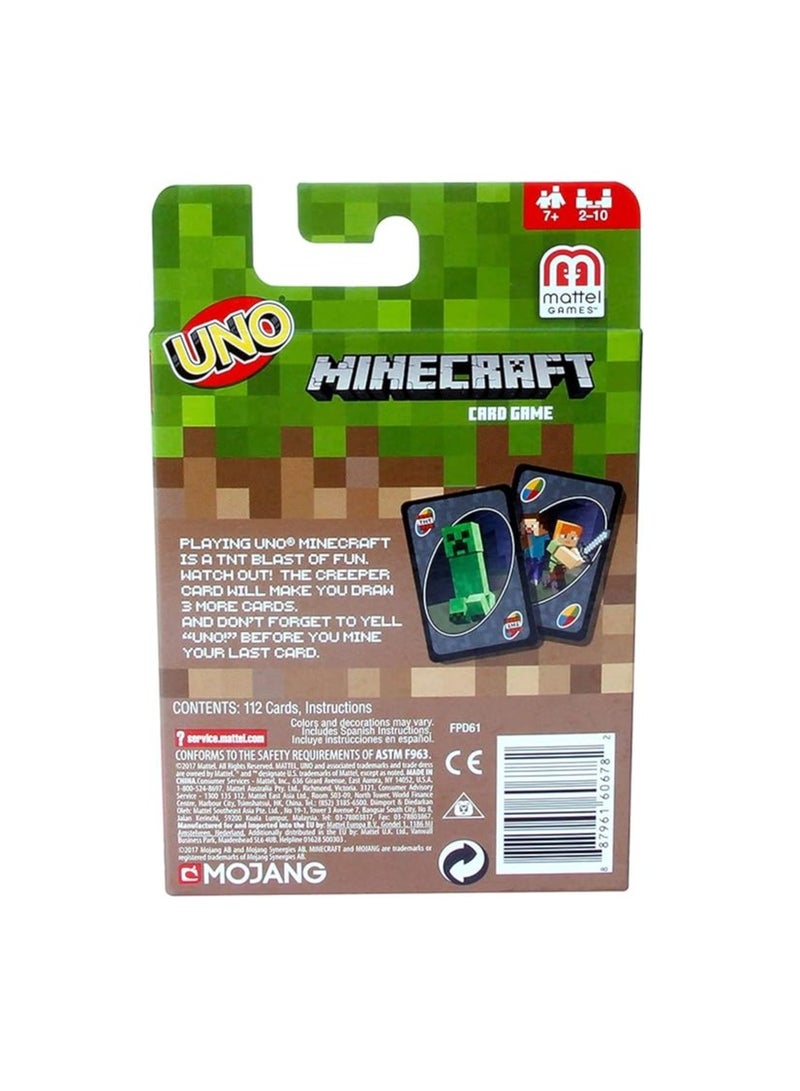 general Minecraft Card Games, UNO Yono Kids Board Games, Party Casual Puzzle Board Games - Image 3
