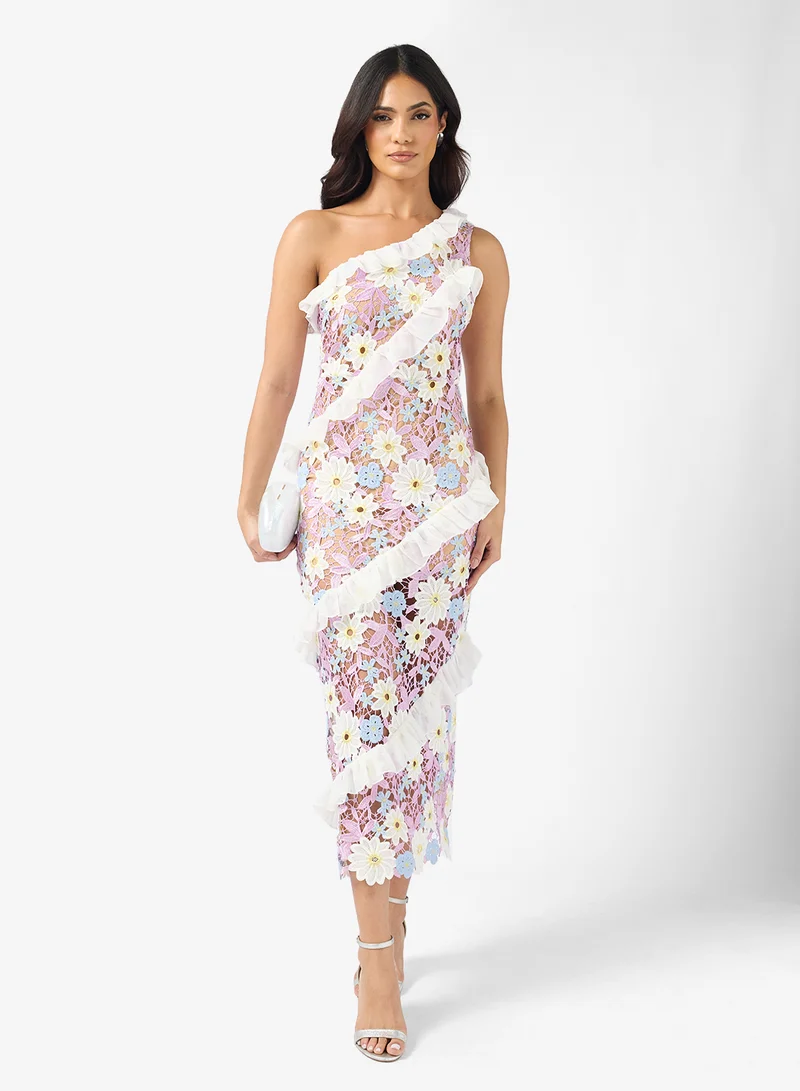 Ella Limited Edition One Shoulder Floral Dress
