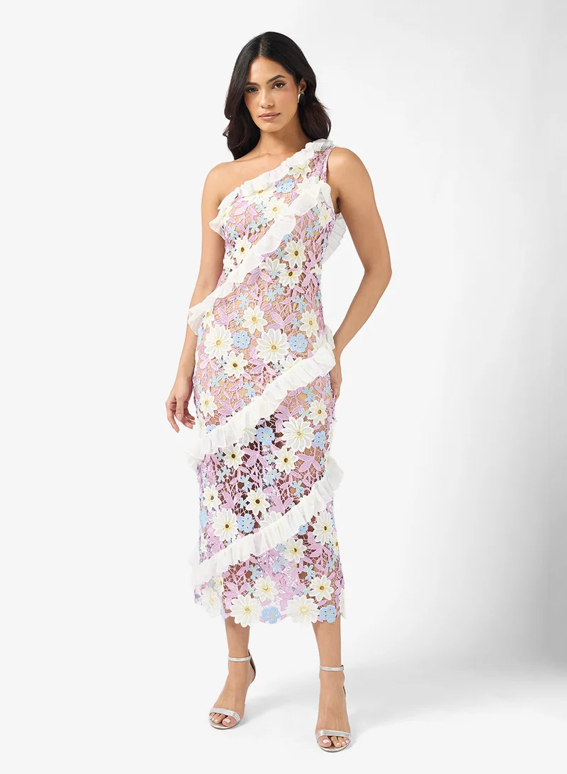 Ella Limited Edition One Shoulder Floral Dress