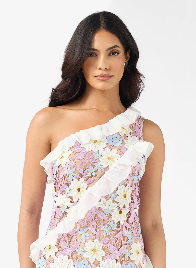 Ella Limited Edition One Shoulder Floral Dress