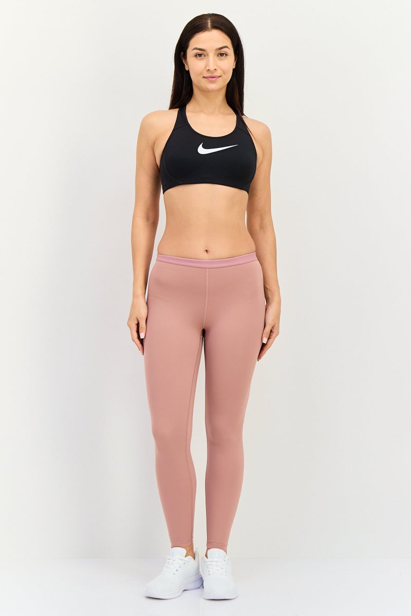 Nike حمالة صدر رياضية بدون حشوة للنساء بدون أكمام، سوداء - Image 3