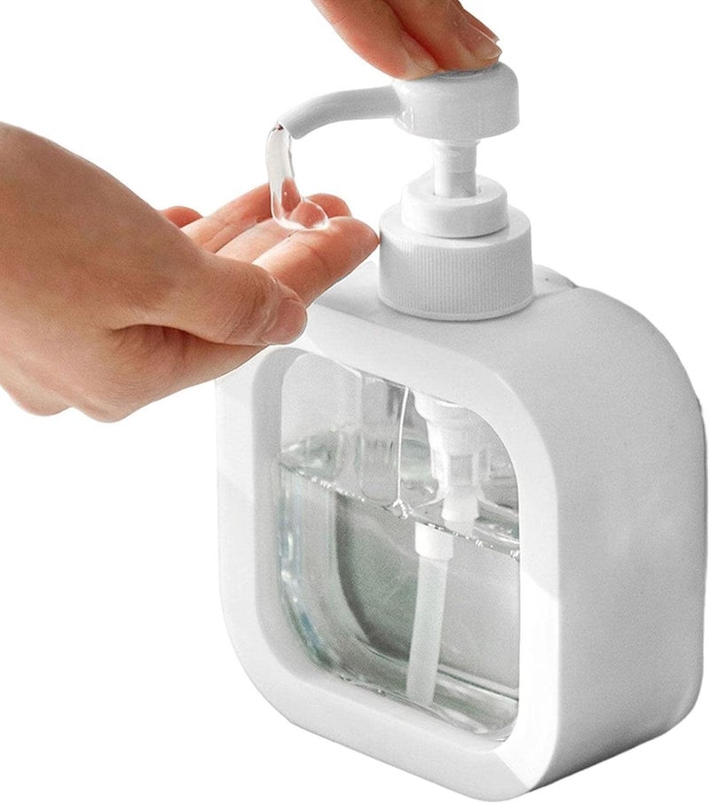 Rinkify Handwash Soap Dispenser Bottle - Heavy Duty ABS Plastic, Multipurpose Refillable Liquid Soap Dispenser for Bathroom, Kitchen, Sink, Wash Basin, Shower Gel, Shampoo - 1 Pc - Image 2
