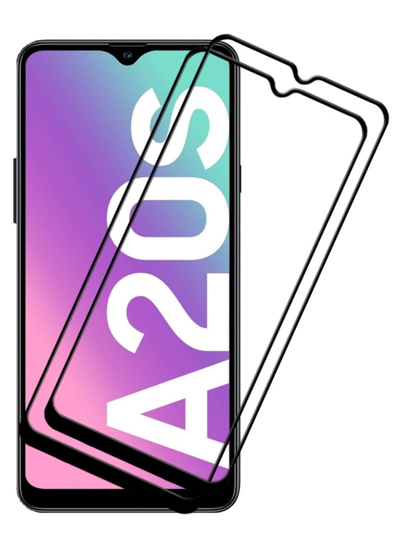 ACLIX 2 Pieces Antistatic ESD Dustproof Premium Quality High Definition Tempered Glass Screen Protector Designed For Samsung Galaxy A20s - Image 1