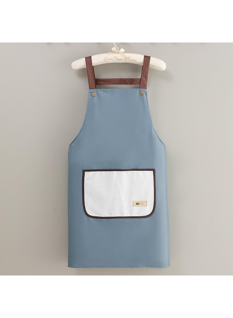 Pockets can be wiped, waterproof, and oil resistant. Kitchen aprons and work aprons